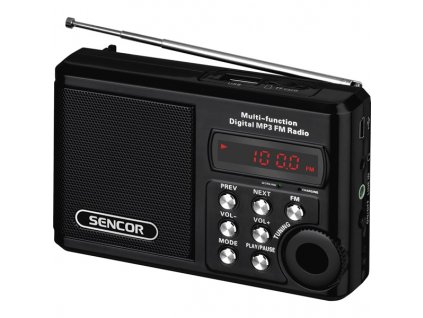 Radiopřijímač s USB/MP3 Sencor SRD 215 B