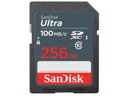 Paměťová karta Sandisk SDXC Ultra 256GB UHS-I U1 (100R/20W)