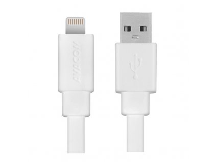 Kabel Avacom USB/Lightning, MFi, 1,2m - bílý
