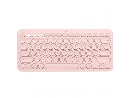 Klávesnice Logitech Bluetooth Keyboard K380, US - růžová