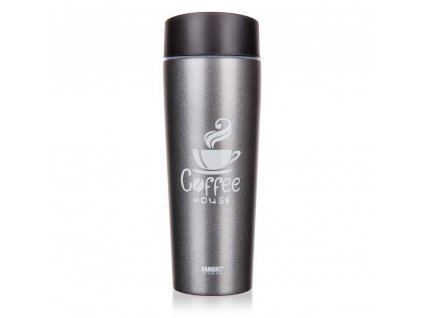 BANQUET Termohrnek COFFEE 350 ml, Grey