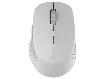 Myš Rapoo M300 / optická/ 6 tlačítek/ 1600DPI - světle šedá