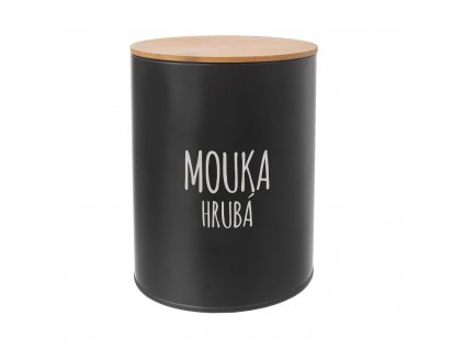 Dóza Hrubá mouka BLACK 2,3l černá