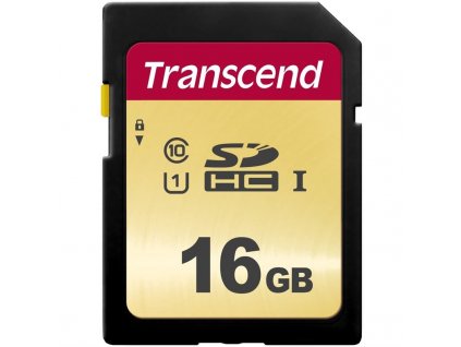 Paměťová karta Transcend 500S SDHC 16GB UHS-I U1 (Class 10) (95R/60W)