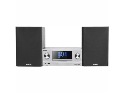 Mikrosystém KENWOOD M-9000S-S DAB+, stříbrný/černý