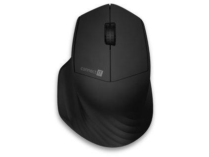 Myš Connect IT Triple SmartSwitch, 2.4 GHz, BT - černá
