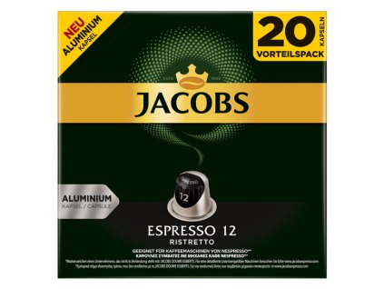 Kapsle Jacobs Espresso intenzita 12, 20 ks