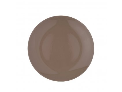 Keramický dezertní talíř ALFA 21cm hnědý