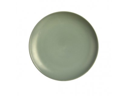 Keramický dezertní talíř ALFA 21cm zelený