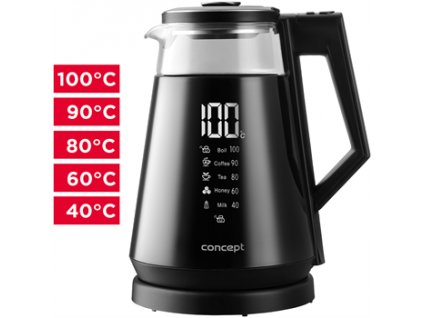 Rychlovarná konvice s regulací teploty 1,7 l THERMOSENSE RK4170