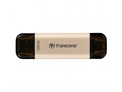 Flash USB Transcend JetFlash 930C 128GB USB 3.2USB-C - zlatý