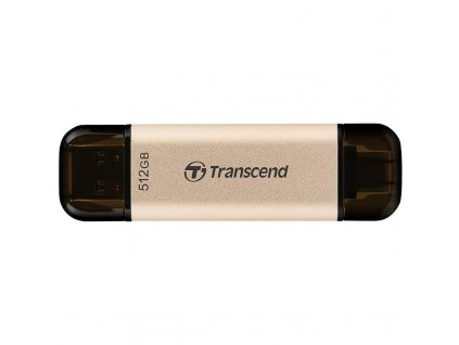 Flash USB Transcend JetFlash 930C 512GB USB 3.2USB-C - zlatý