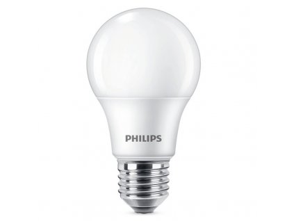 Žárovka LED Philips klasik, 8W, E27, studená bílá