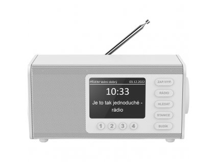 Radiopřijímač DAB+ Hama DR1000, bílý