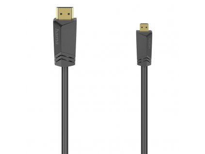 Kabel Hama HDMI / HDMI micro, High Speed 4K, 1,5 m - černý
