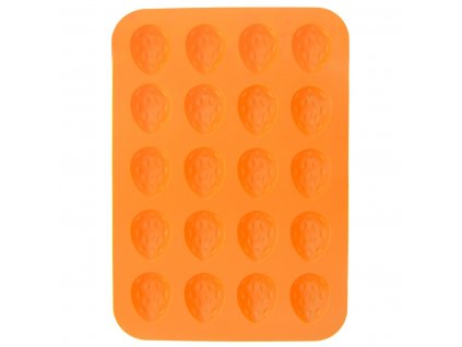 Forma na pečení ořechy 20ks oranžová