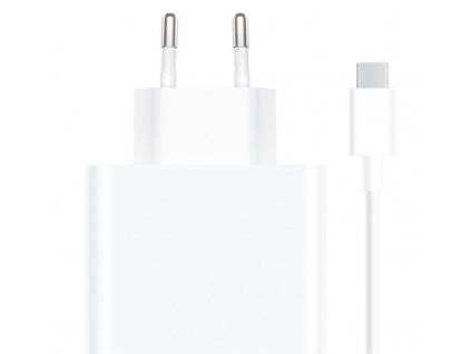 Nabíječka do sítě Xiaomi 120W Charging Combo 1x USB + USB-C kabel 1m - bílá