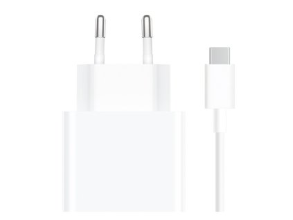 Nabíječka do sítě Xiaomi 33W Charging Combo 1x USB + USB-C kabel 1m - bílá