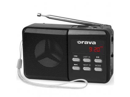 Radiopřijímač Orava RP-140, černý