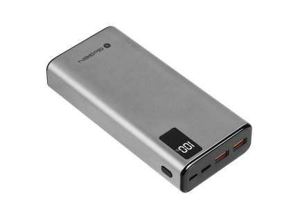 Powerbank GoGEN PB200008 20000 mAh, USB-C PD 20W - stříbrná