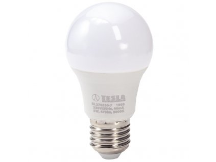 Žárovka LED Tesla klasik, E27, 5W, teplá bílá