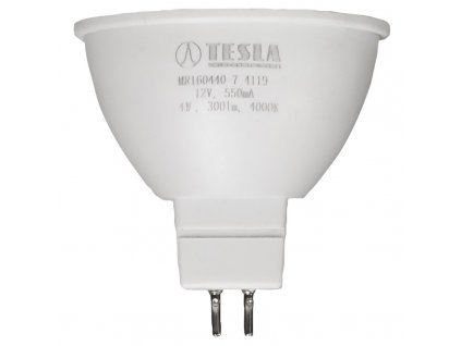 Žárovka LED Tesla GU5,3 MR16, 4W, denní bílá