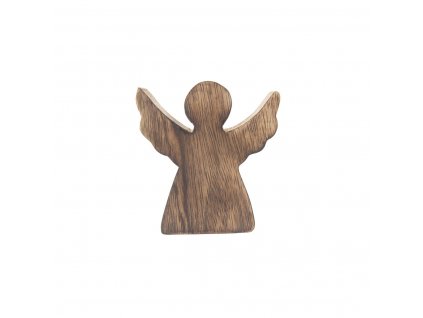Dřevěný anděl Orion Mango 10 cm