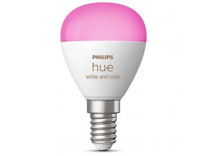 Chytrá žárovka Philips Hue Bluetooth, 5,1W, E14, White and Color Ambiance