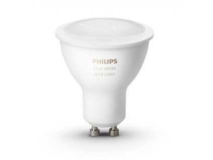 Chytrá žárovka Philips Hue Bluetooth 5,7W, GU10, White and Color Ambiance