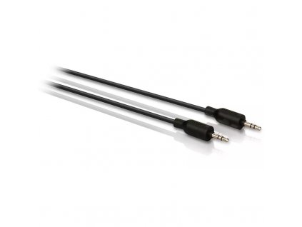 Kabel Philips Jack 3,5 mm, prodlužovací, 3 m - černý