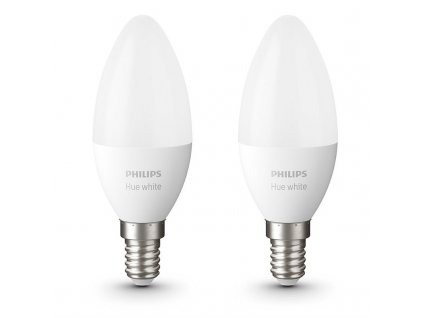 Chytrá žárovka Philips Hue Bluetooth 5,5W, E14, White (2ks)
