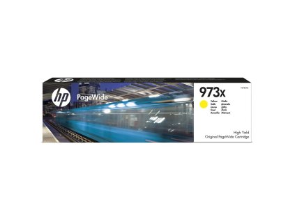Inkoustová náplň HP 973X, 7 000 stran - žlutá