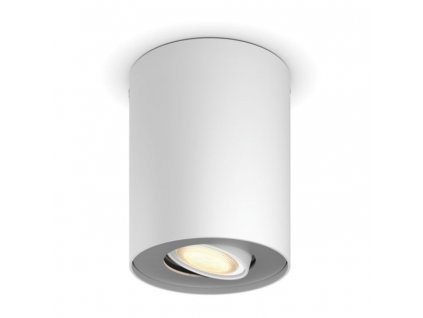 Bodové svítidlo Philips Hue Pillar White Ambiance Spot, bez ovladače - bílé