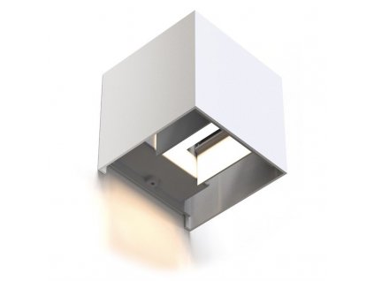 Nástěnné svítidlo Hama SMART Wi-Fi, čtvercové, 10 cm, IP44 - bílé