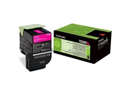 Toner Lexmark 70C20M0, 1000 stran, pro CS510de, CS410dn, CS310dn, CS310n, CS410n - purpurový