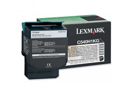 Toner Lexmark C540H1KG, 2500 stran, pro C540, X543, X544, X543, X544 - černý