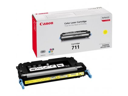 Toner Canon CRG-711Y, 6000 stran - žlutý