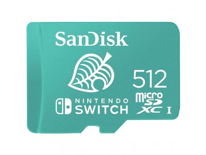 Paměťová karta Sandisk Micro SDXC 512GB UHS-I U3 (V30) pro Nintendo Switch (100R/90W)