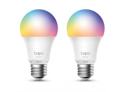 Chytrá žárovka TP-Link Tapo L530E Smart, 8,7 W, E27, vícebarevná, 2ks