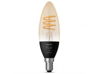 Philips Hue White Ambiance 4.6W 550 Filament svíčka E14