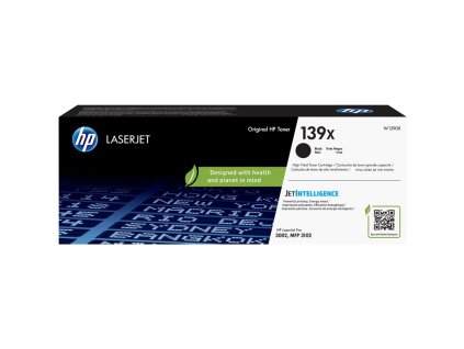 Toner HP 139X, 4 000 stran - černý