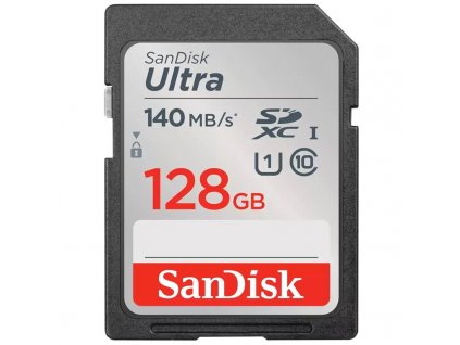 Paměťová karta SanDisk SDXC Ultra 128 GB UHS-I U1 (140R)