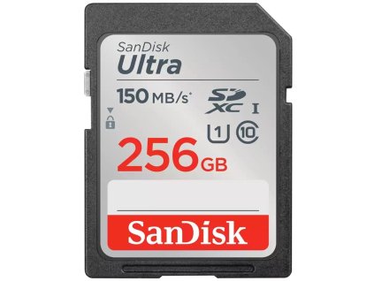 Paměťová karta SanDisk SDXC Ultra 256 GB UHS-I U1 (150R)