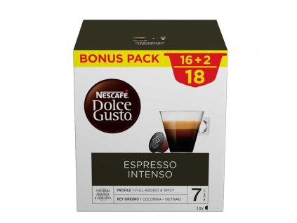NESCAFÉ® Dolce Gusto® Espresso Intenso kávové kapsle 18 ks