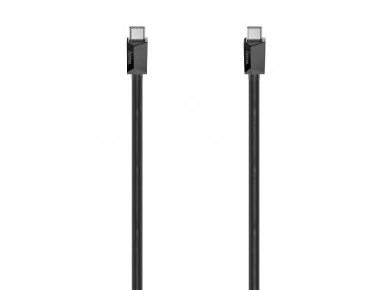 Kabel Hama USB-C/USB-C, 0,75 m - černý