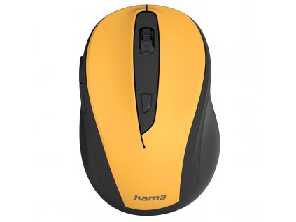 Myš Hama MW-400 V2 optická/6 tlačítek/1600DPI - černá/žlutá