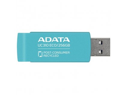Flash USB ADATA UC310E ECO, USB 3.2, 256GB USB 3.2 - zelený