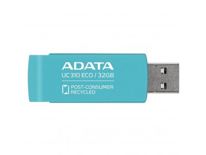 Flash USB ADATA UC310E ECO, USB 3.2, 32GB USB 3.2 - zelený