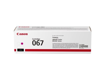 Toner Canon 067 M, 1250 stran - purpurový