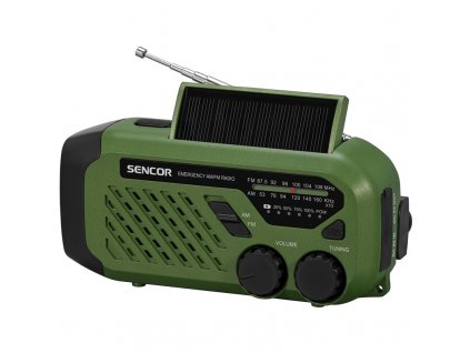 Radiopřijímač Sencor SRD 1000CL GR s dynamem